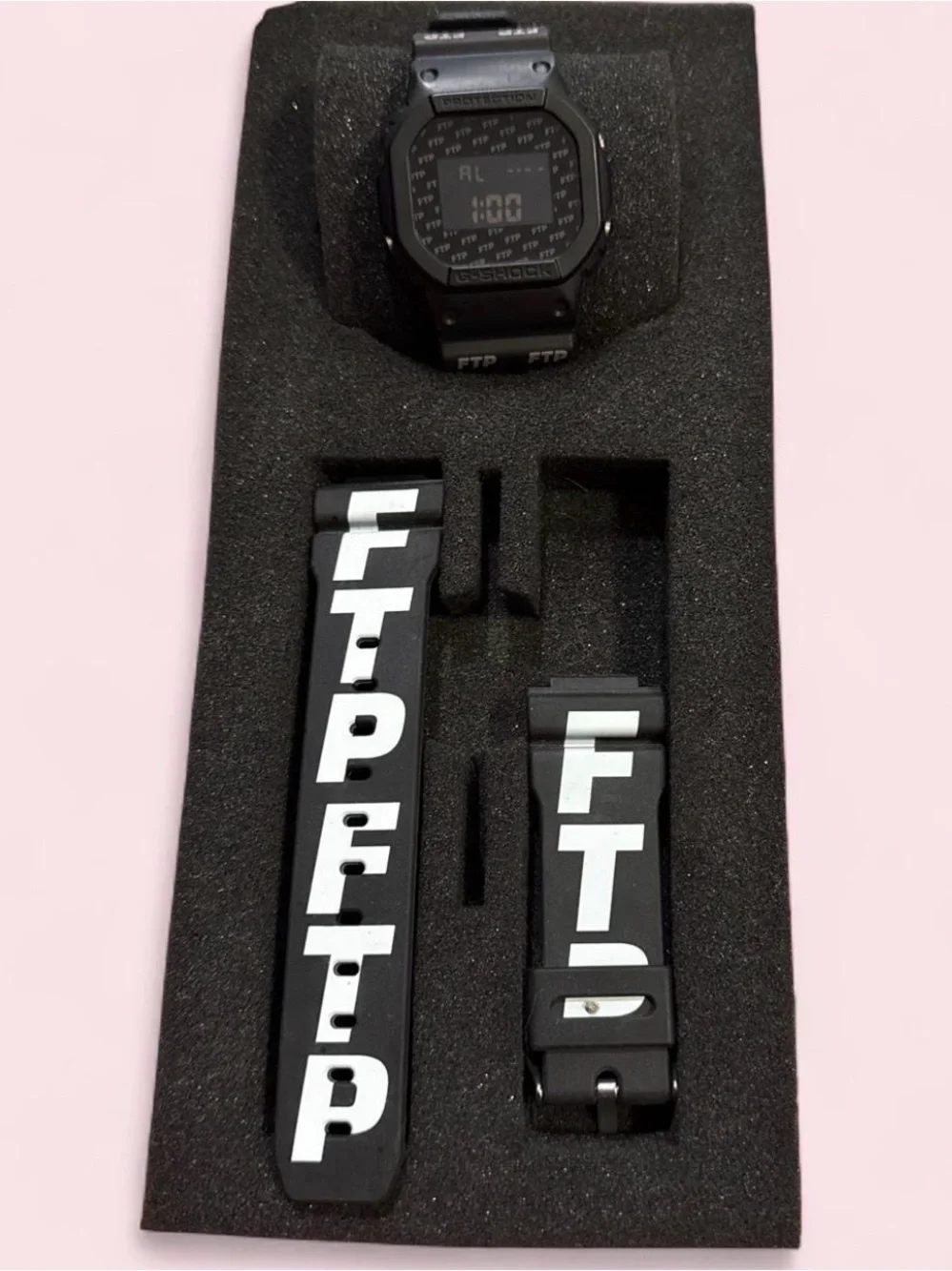 FTP x GSHOCK digital watch collab